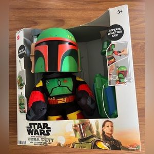 Star wars boba fett voice cloner feature plush